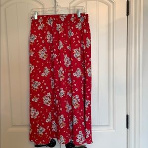 Loft Floral skirt
